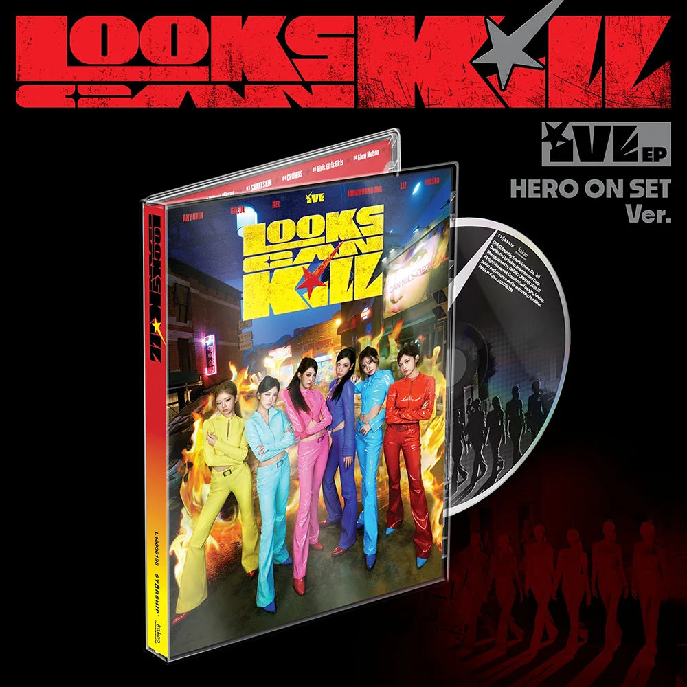 <b>[PRE-ORDER]</b> IVE 'LOOKS CAN KILL' 5TH MINI ALBUM HERO ON SET VER.