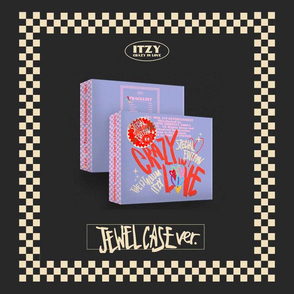 ITZY 'CRAZY IN LOVE' 1ST STUDIO ALBUM SPECIAL EDITION JEWEL CASE VER. [RANDOM]