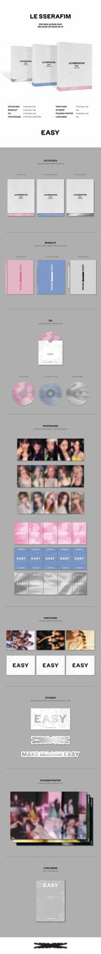 LE SSERAFIM 'EASY' 3RD MINI ALBUM STANDARD VER.