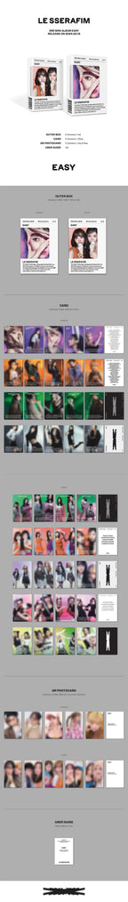 LE SSERAFIM 'EASY' 3RD MINI ALBUM WEVERSE VER. [RANDOM]