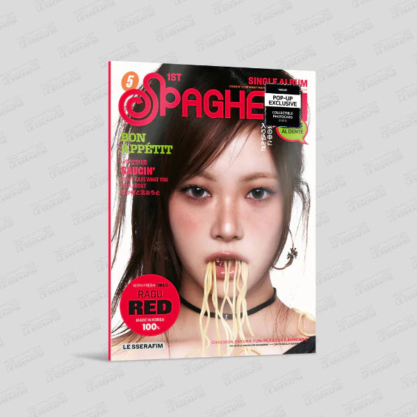 LE SSERAFIM 'SPAGHETTI' 1ST SINGLE ALBUM COMPACT VER.