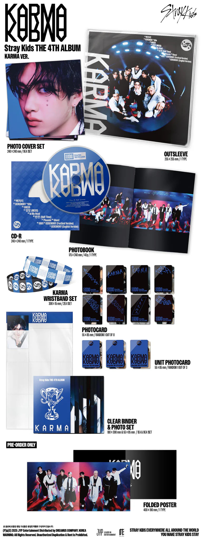 STRAY KIDS 'KARMA' 4TH FULL ALBUM LIMITED VER.