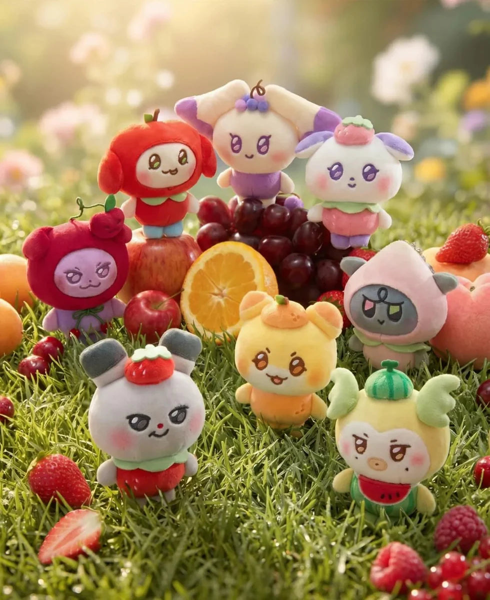 MIGHTEEZ 'BERRY BREEZY FAIRY' FRUIT PLUSH KEYRING