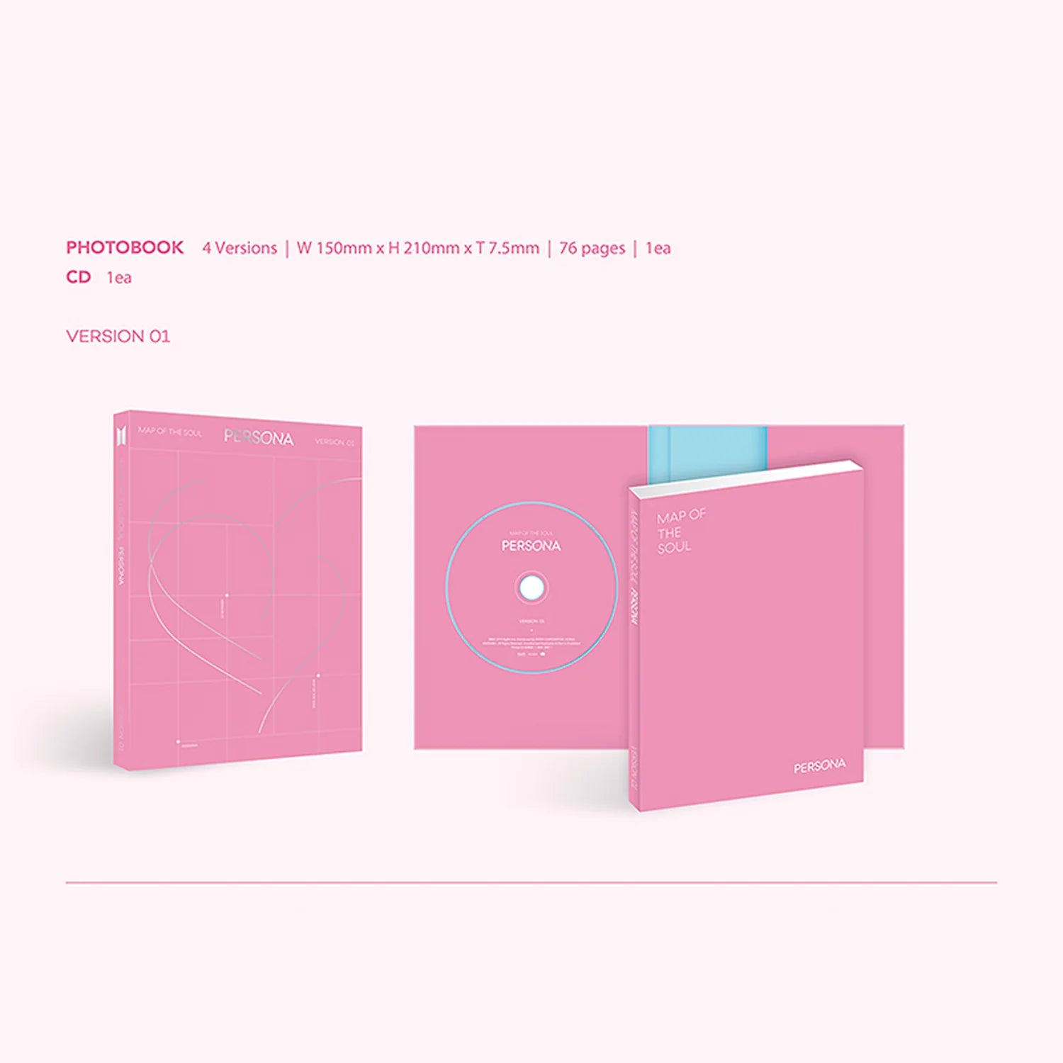 BTS 'MAP OF THE SOUL: PERSONA' 6TH MINI ALBUM