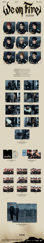 &TEAM 'WE ON FIRE' 3RD EP ALBUM SOLO EDITION