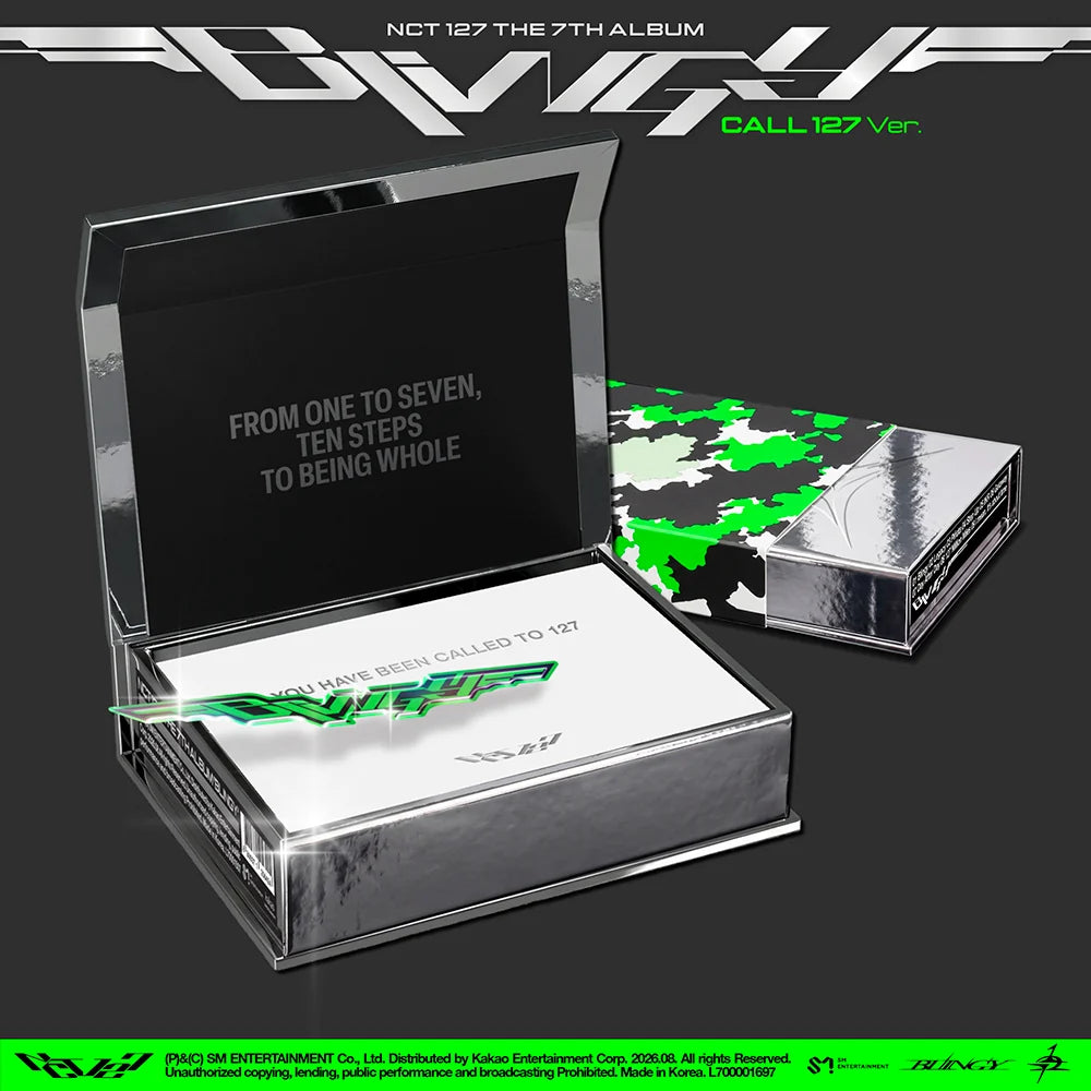 NCT 127 'BLINGY' 7TH FULL ALBUM CALL 127 VER.