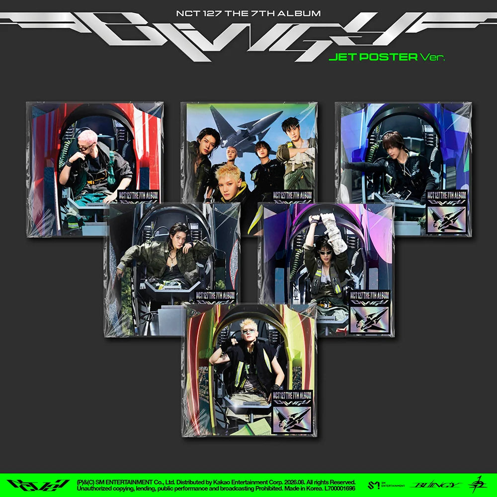 NCT 127 'BLINGY' 7TH FULL ALBUM JET POSTER VER.