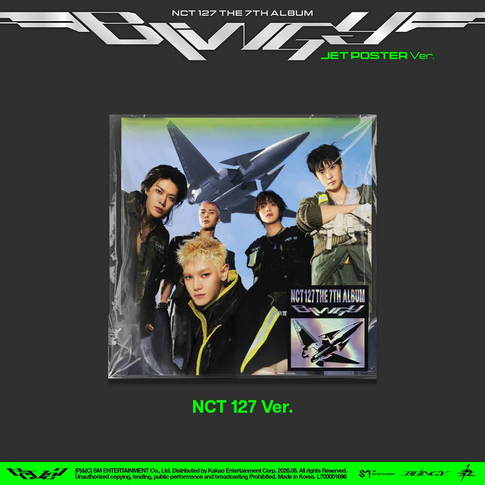 NCT 127 'BLINGY' 7TH FULL ALBUM JET POSTER VER.
