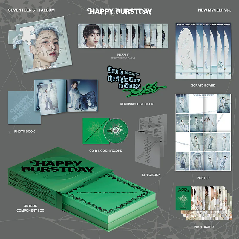 SEVENTEEN 'HAPPY BURSTDAY' 5TH STUDIO ALBUM
