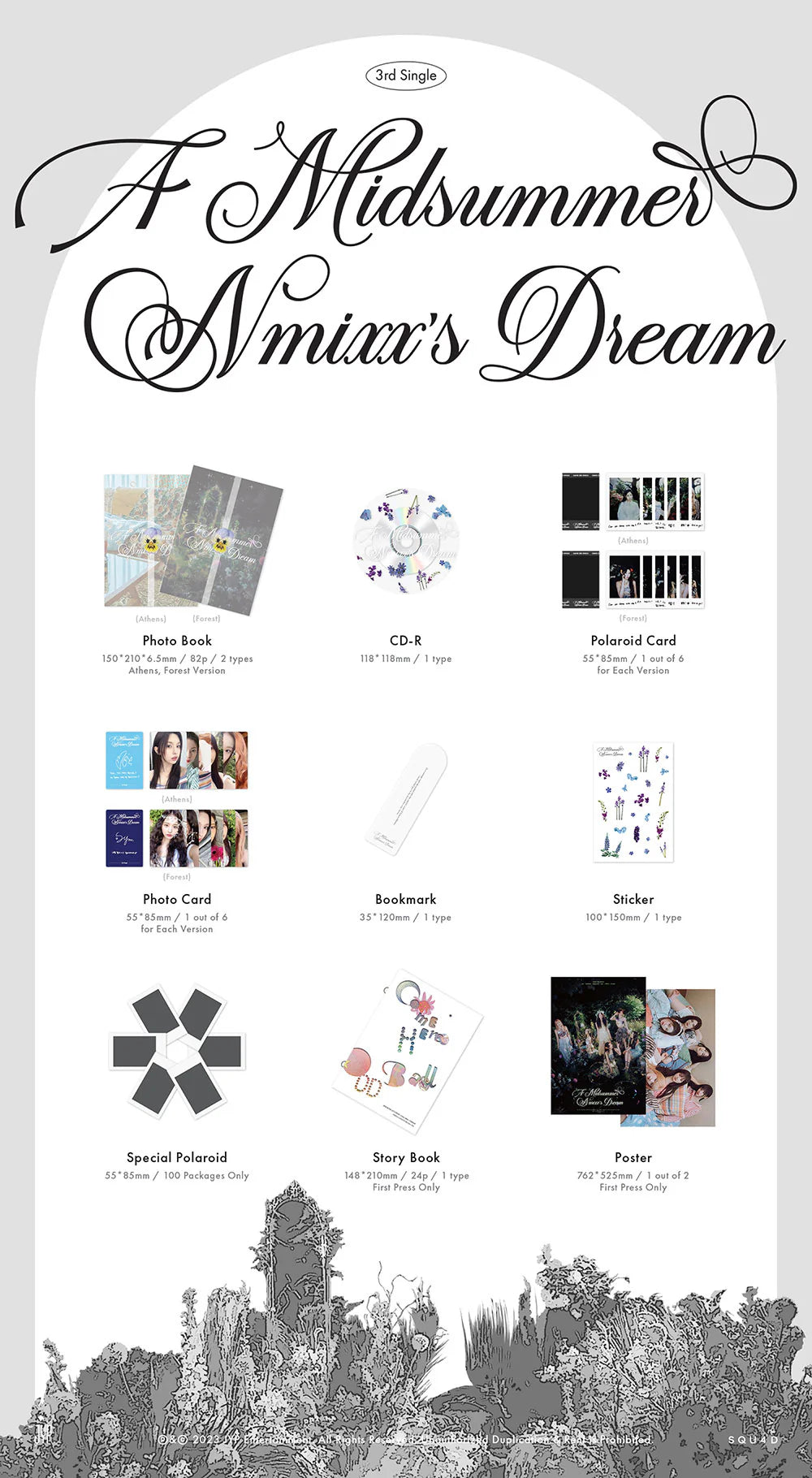 NMIXX 'A MIDSUMMER NMIXX'S DREAM' 3RD SINGLE ALBUM PHOTOBOOK VER. [RANDOM]