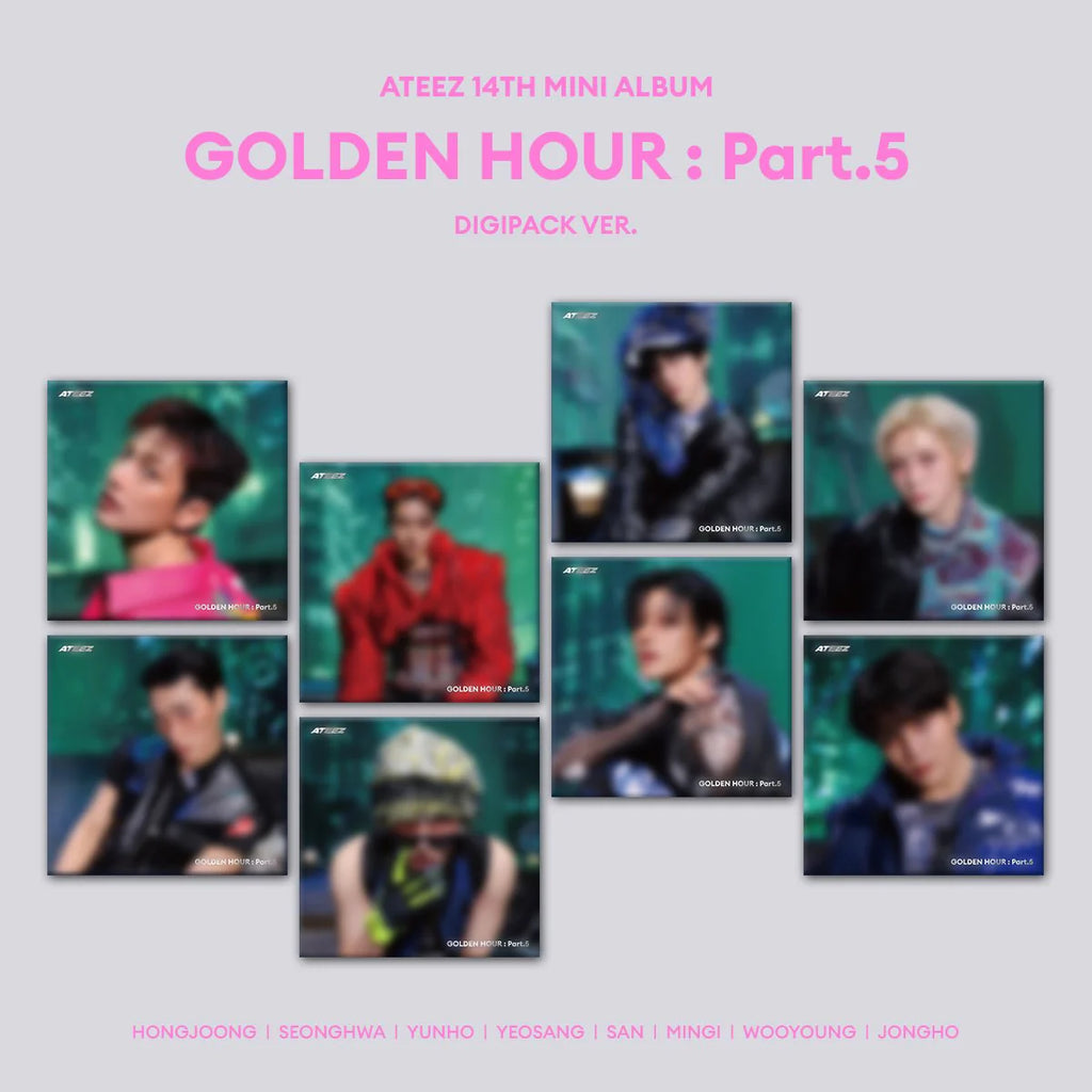 ATEEZ 'GOLDEN HOUR: PART.5' 14TH MINI ALBUM DIGIPACK VER.