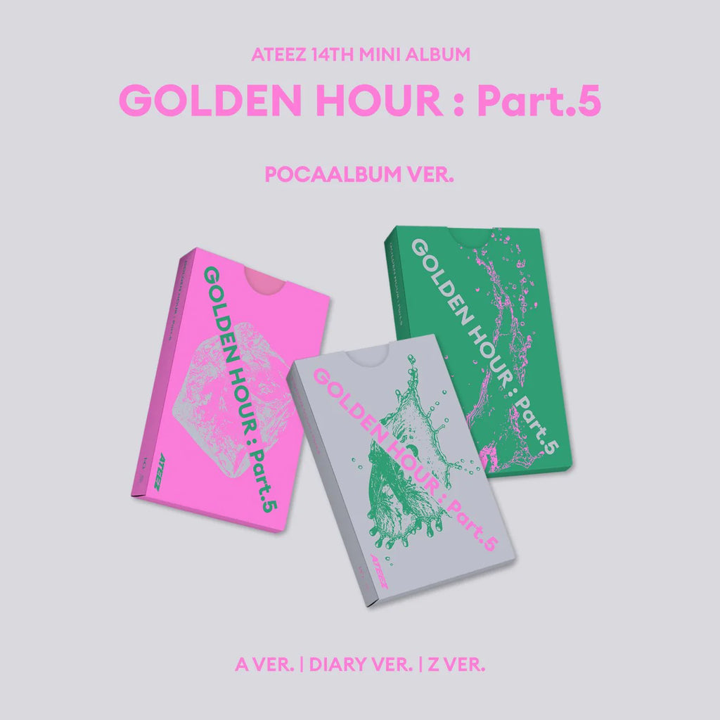 ATEEZ 'GOLDEN HOUR: PART.5' 14TH MINI ALBUM POCAALBUM Ver.