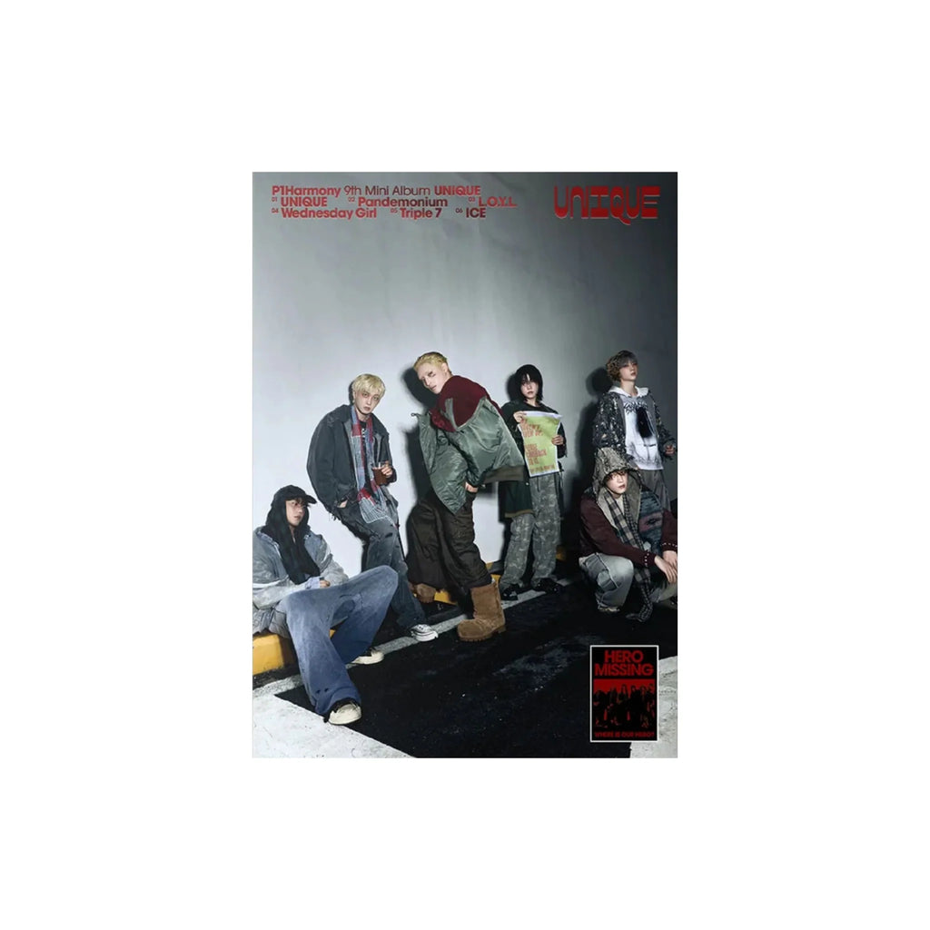 P1HARMONY 'UNIQUE' 9TH MINI ALBUM PHOTOBOOK VER.