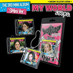 AESPA 'MY WORLD' 3RD MINI ALBUM SMINI VER. [RANDOM]