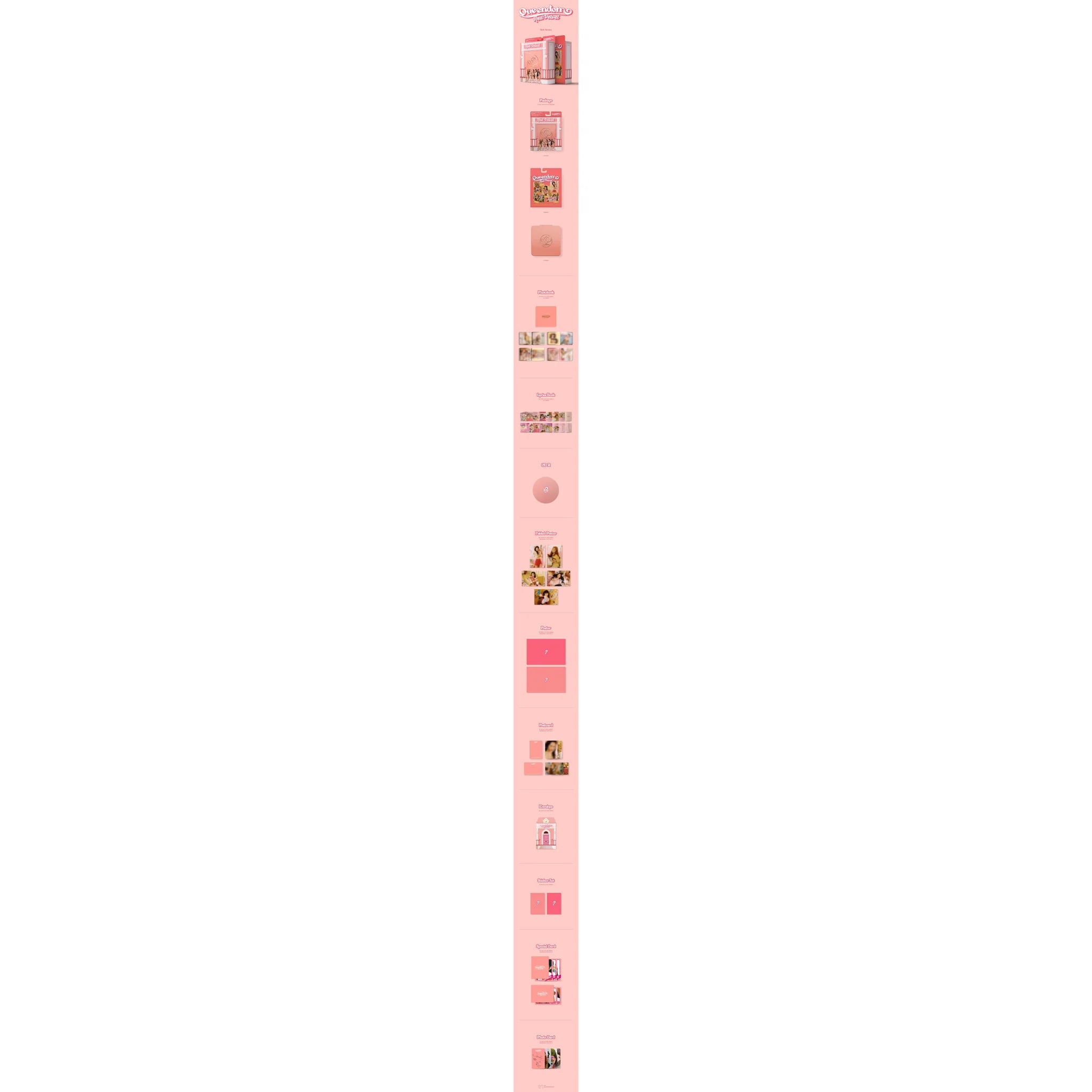 RED VELVET 'QUEENDOM' 6TH MINI ALBUM GIRLS VERSION