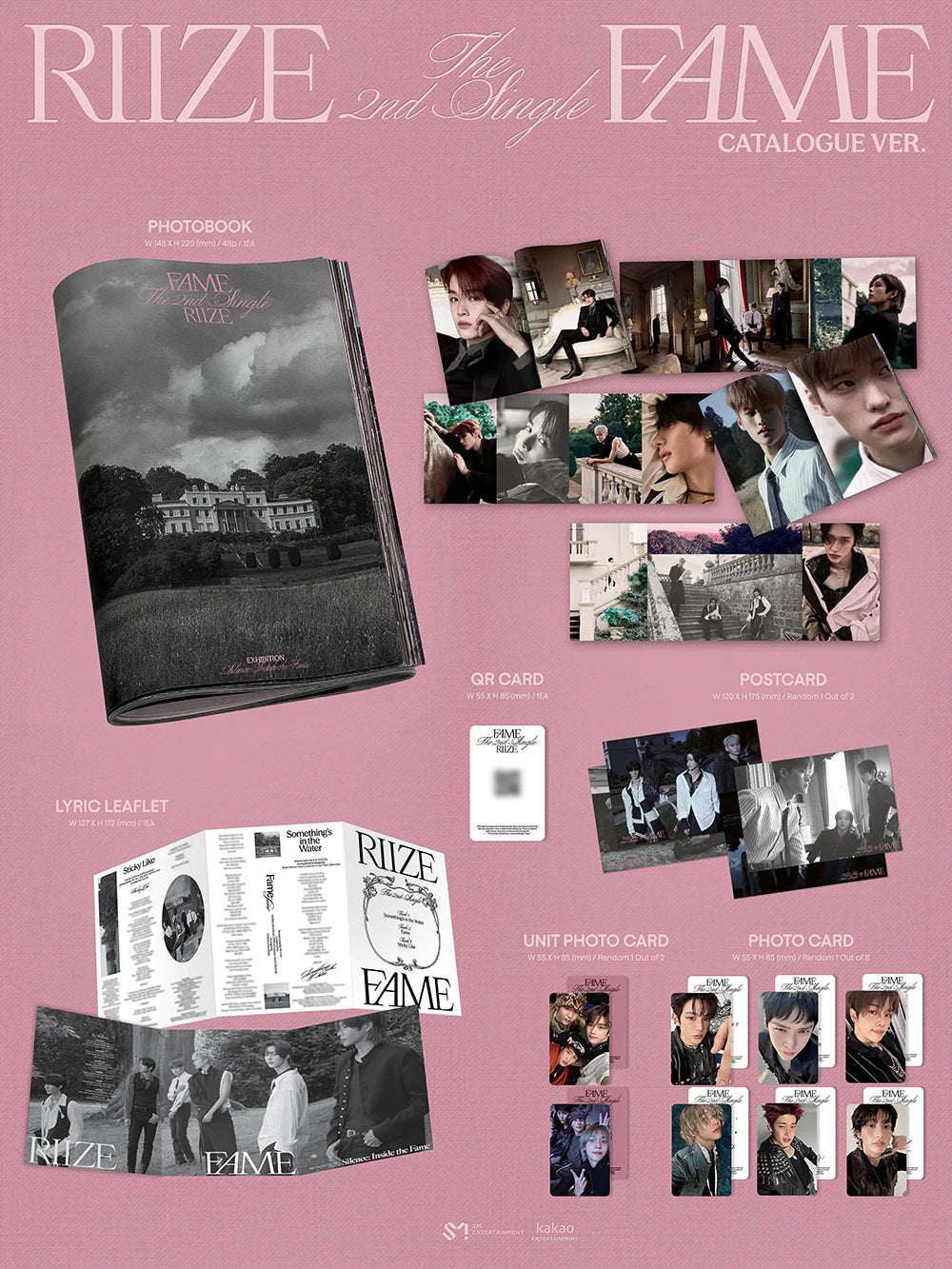 RIIZE 'FAME' 2ND SINGLE ALBUM CATALOGUE VER.