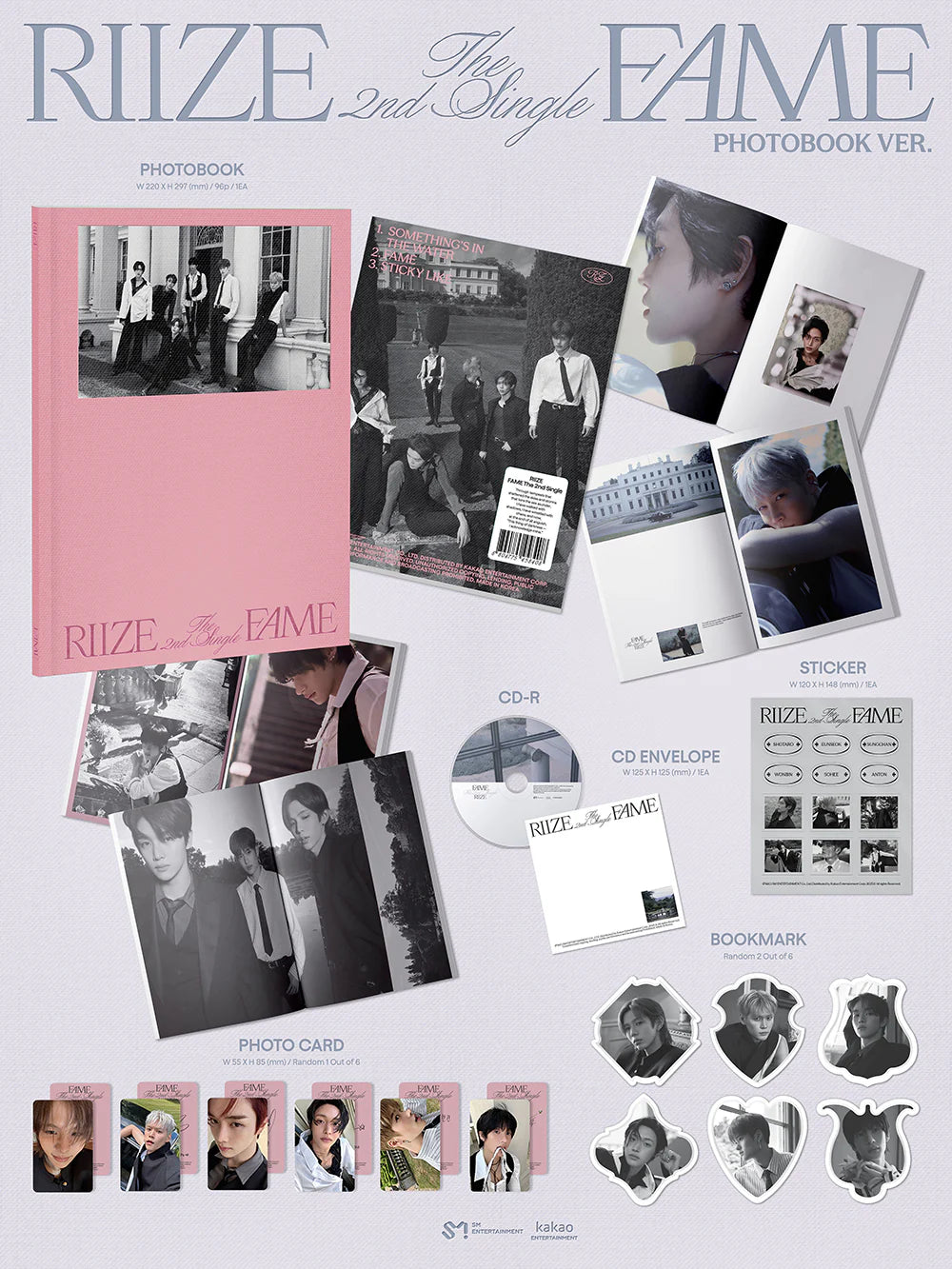 RIIZE 'FAME' 2ND SINGLE ALBUM PHOTOBOOK VER.
