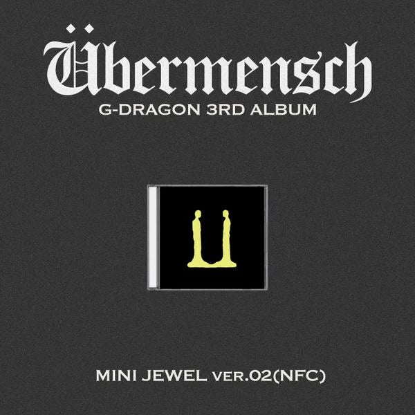 G-DRAGON 'ÜBERMENSCH' 3RD ALBUM MINI JEWEL VER.