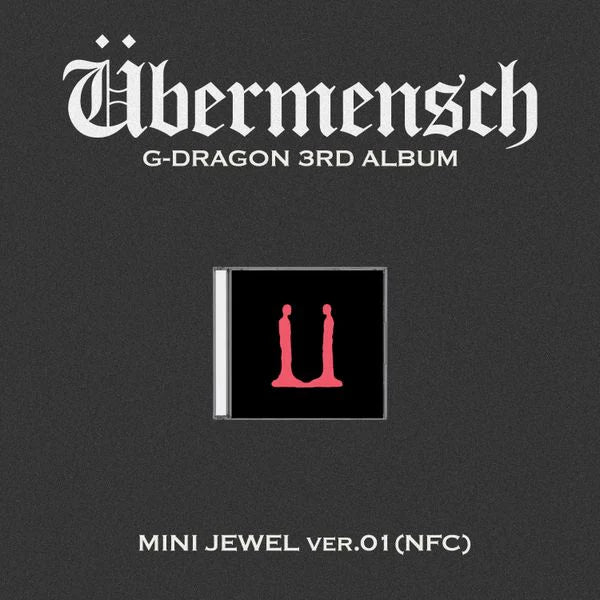 G-DRAGON 'ÜBERMENSCH' 3RD ALBUM MINI JEWEL VER.