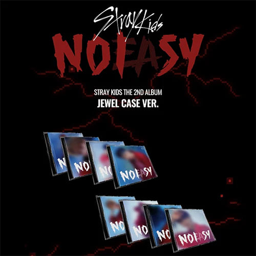 STRAY KIDS 'NOEASY' 2ND STUDIO ALBUM JEWEL CASE VER. [RANDOM]