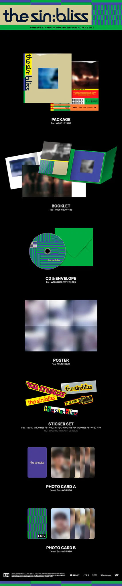 <b>[PRE-ORDER]</b> ENHYPEN 'THE SIN : BLISS' 8TH MINI ALBUM
