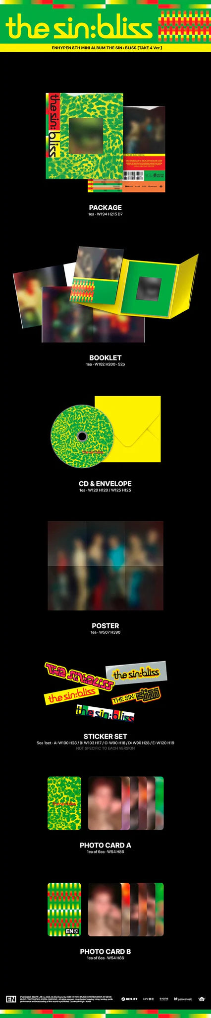 <b>[PRE-ORDER]</b> ENHYPEN 'THE SIN : BLISS' 8TH MINI ALBUM