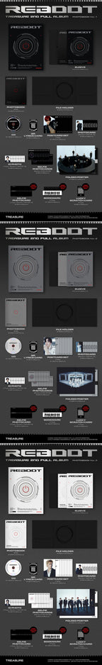 TREASURE 'REBOOT' 2ND FULL ALBUM PHOTOBOOK VER. [RANDOM]