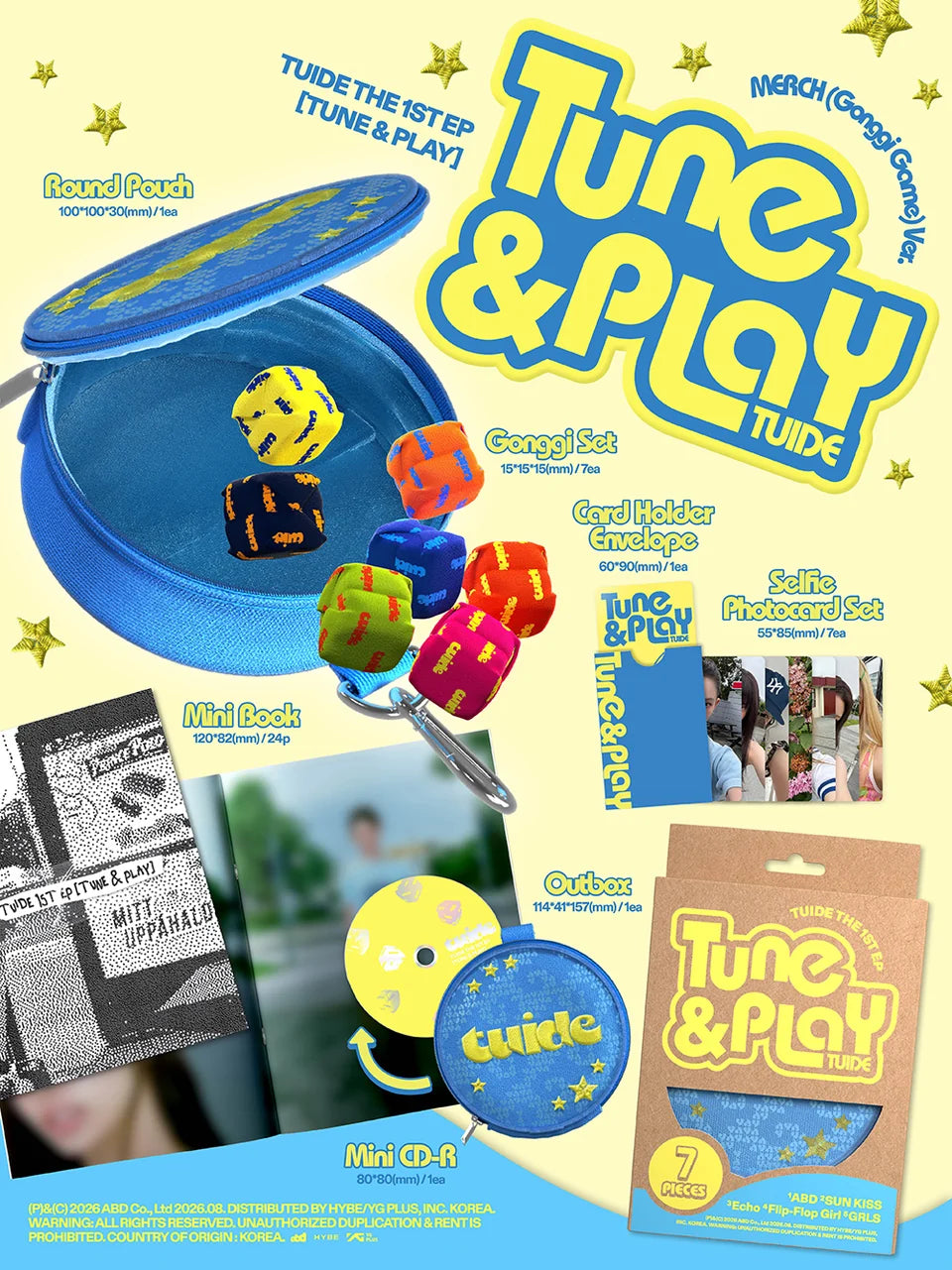 TUIDE 'TUNE & PLAY' 1ST EP ALBUM GONGGI GAME VER.