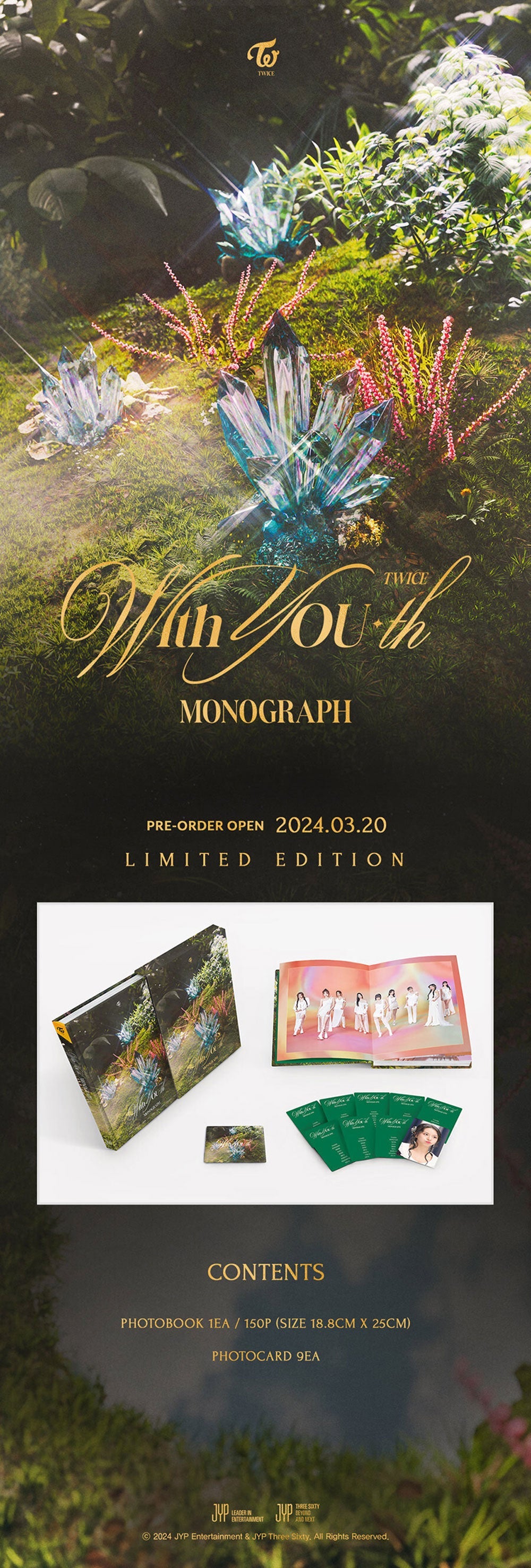 TWICE 'WITH YOU-TH' 13TH MINI ALBUM MONOGRAPH VER.
