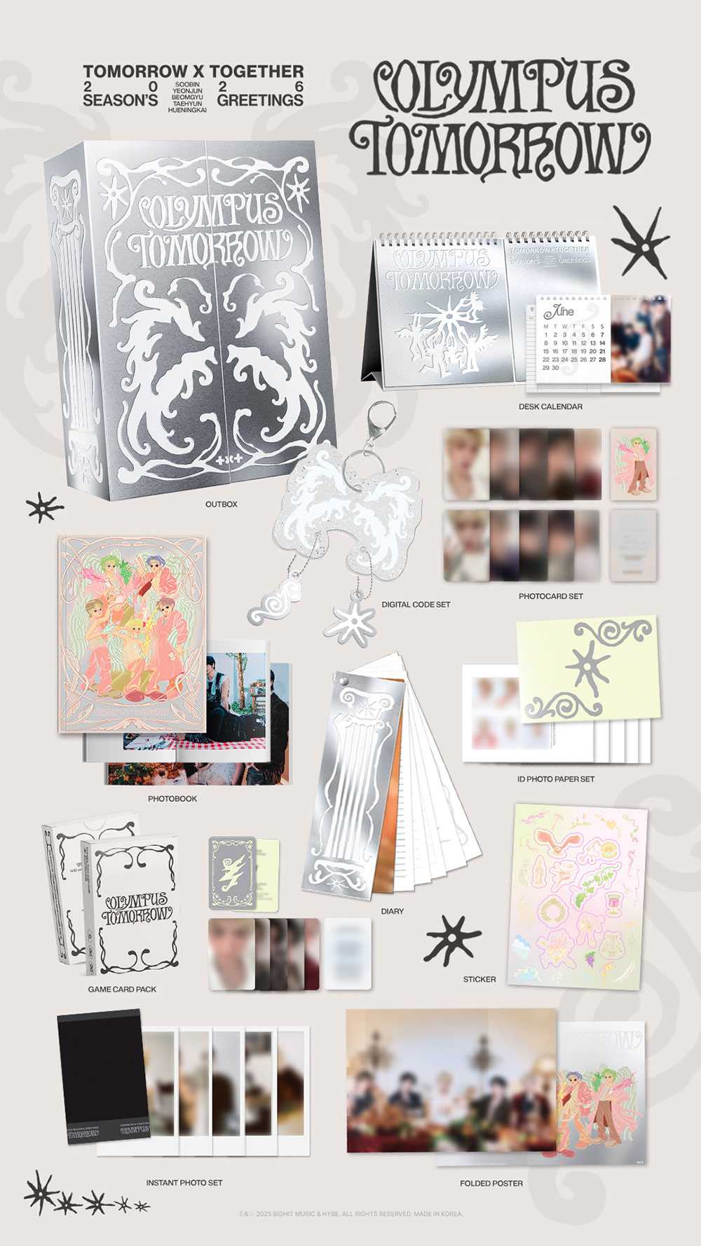 TXT 'OLYMPUS TOMORROW' 2026 SEASON'S GREETINGS