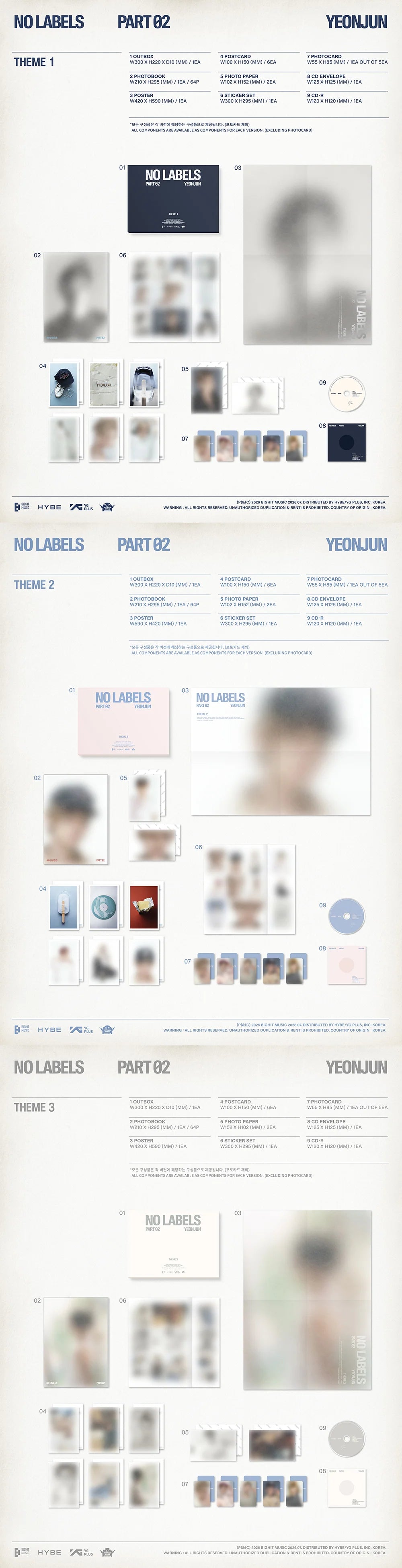 TXT YEONJUN 'NO LABELS: PART 02'