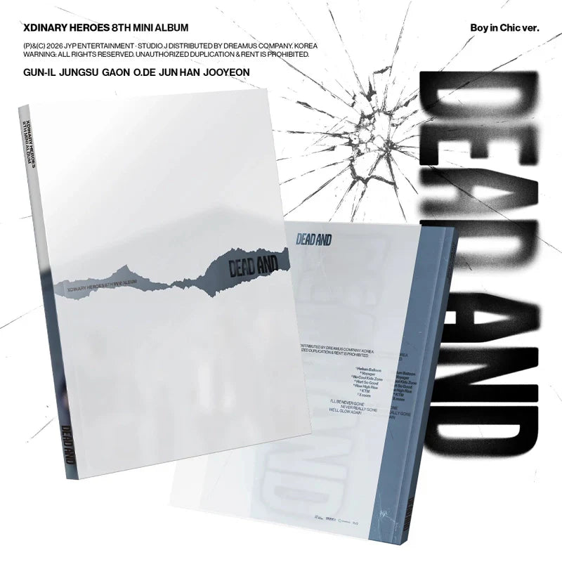 XDINARY HEROS 'DEAD AND' 8TH MINI ALBUM